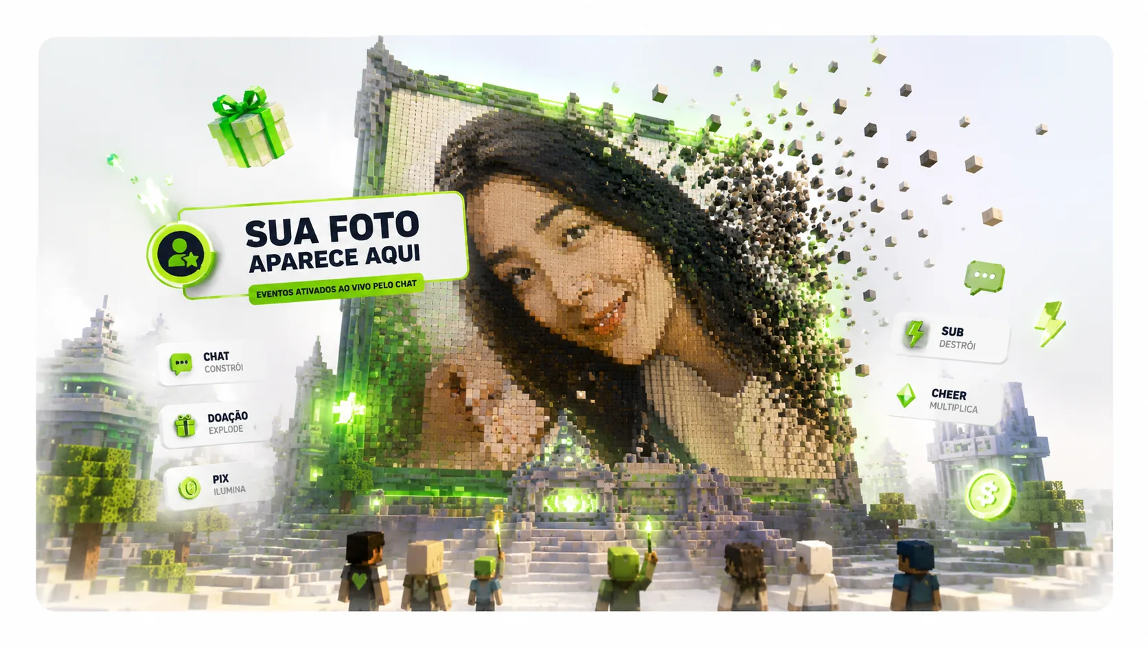 Jogo interativo na live